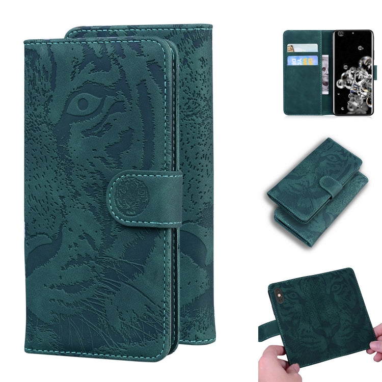 Tiger Embossing Pattern Horizontal Flip Leather Case with Holder & Card Slots & Wallet, For Samsung Galaxy S20 Ultra, For Samsung Galaxy A20 / A30