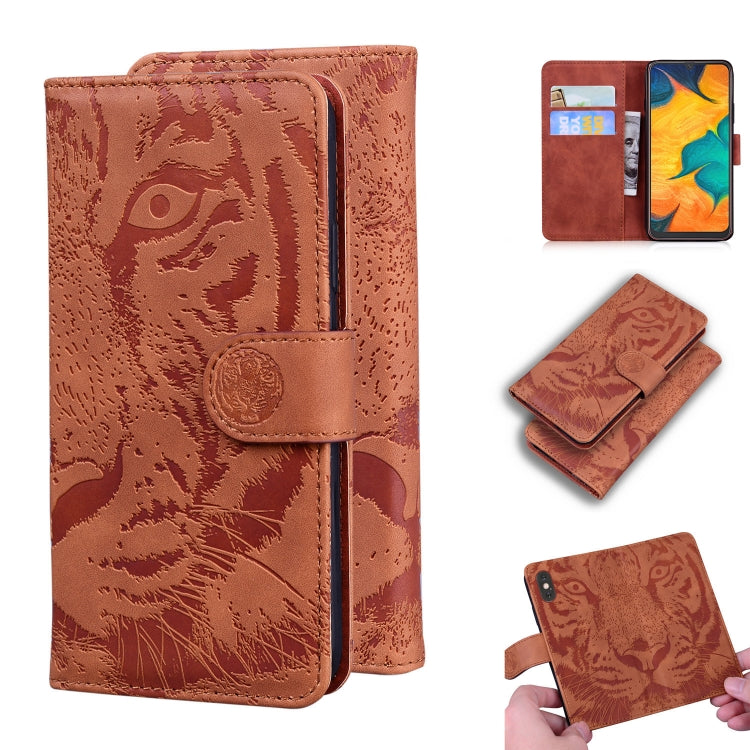 Tiger Embossing Pattern Horizontal Flip Leather Case with Holder & Card Slots & Wallet, For Samsung Galaxy S20 Ultra, For Samsung Galaxy A20 / A30