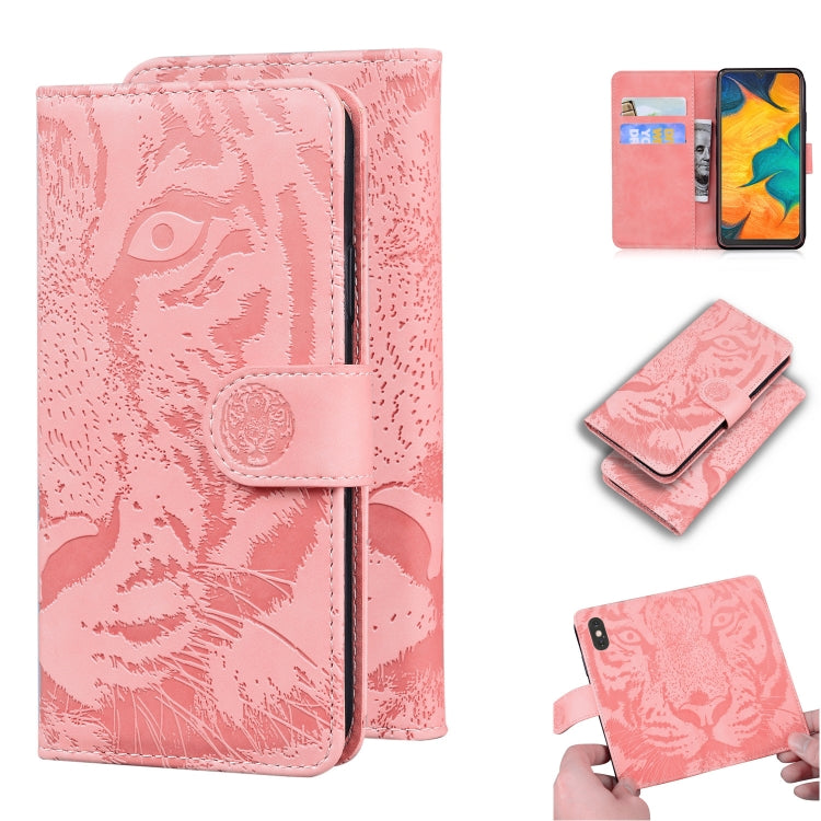 Tiger Embossing Pattern Horizontal Flip Leather Case with Holder & Card Slots & Wallet, For Samsung Galaxy S20 Ultra, For Samsung Galaxy A20 / A30