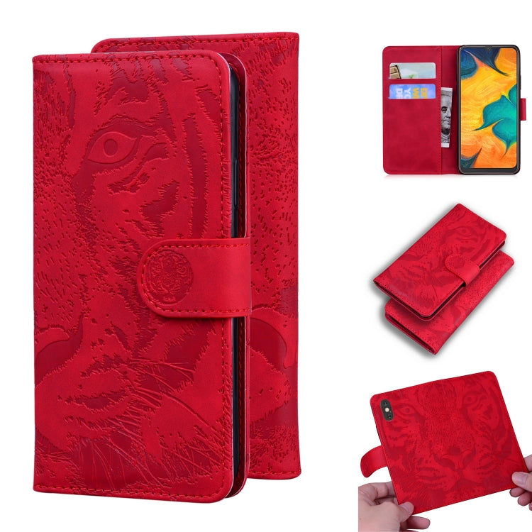 Tiger Embossing Pattern Horizontal Flip Leather Case with Holder & Card Slots & Wallet, For Samsung Galaxy S20 Ultra, For Samsung Galaxy A20 / A30