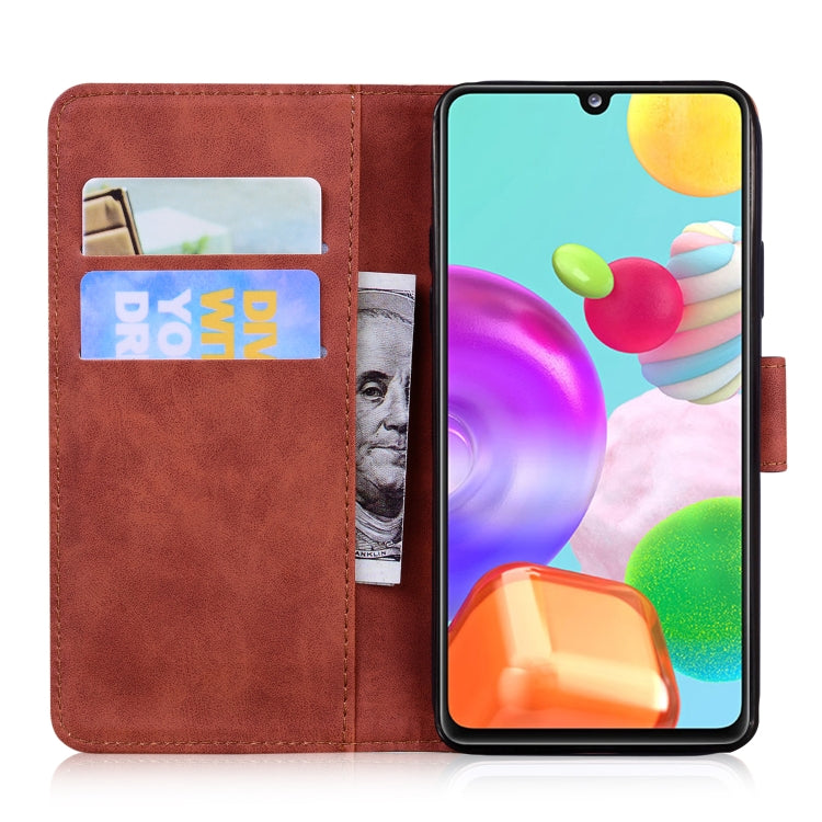 Tiger Embossing Pattern Horizontal Flip Leather Case with Holder & Card Slots & Wallet, For Samsung Galaxy A41, For Samsung Galaxy M31, For Samsung Galaxy A01, For Samsung Galaxy A6 (2018)