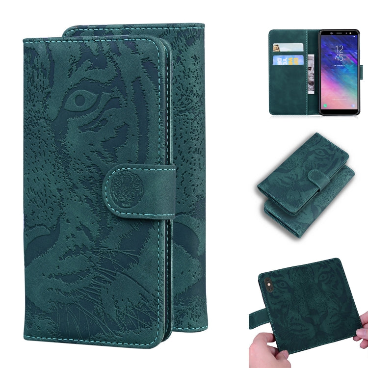 Tiger Embossing Pattern Horizontal Flip Leather Case with Holder & Card Slots & Wallet, For Samsung Galaxy A41, For Samsung Galaxy M31, For Samsung Galaxy A01, For Samsung Galaxy A6 (2018)