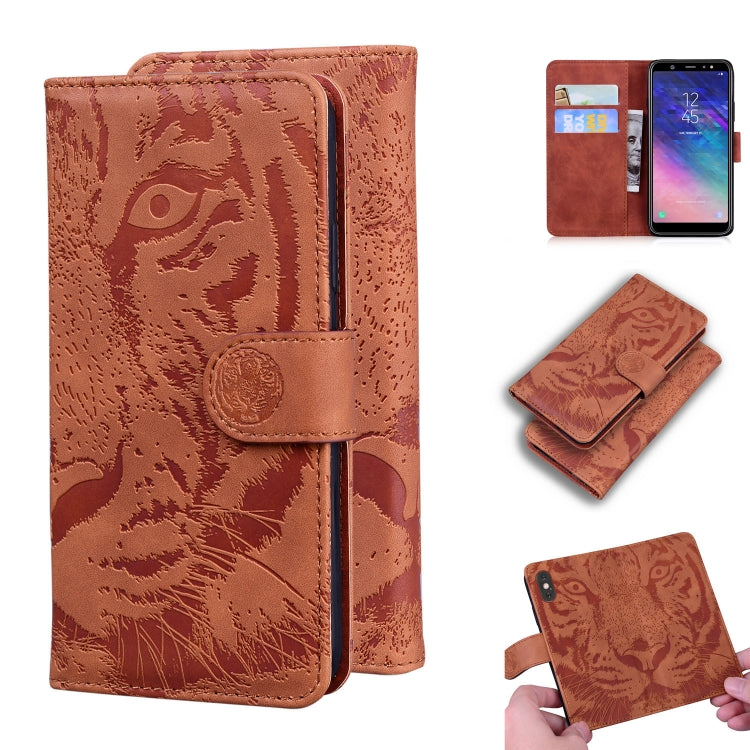 Tiger Embossing Pattern Horizontal Flip Leather Case with Holder & Card Slots & Wallet, For Samsung Galaxy A6+ (2018), For Samsung Galaxy A8 (2018), For Samsung Galaxy A10 / M10, For Samsung Galaxy A10e / A20e