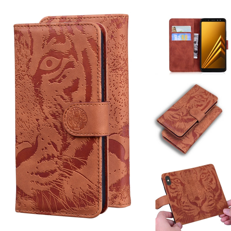 Tiger Embossing Pattern Horizontal Flip Leather Case with Holder & Card Slots & Wallet, For Samsung Galaxy A6+ (2018), For Samsung Galaxy A8 (2018), For Samsung Galaxy A10 / M10, For Samsung Galaxy A10e / A20e