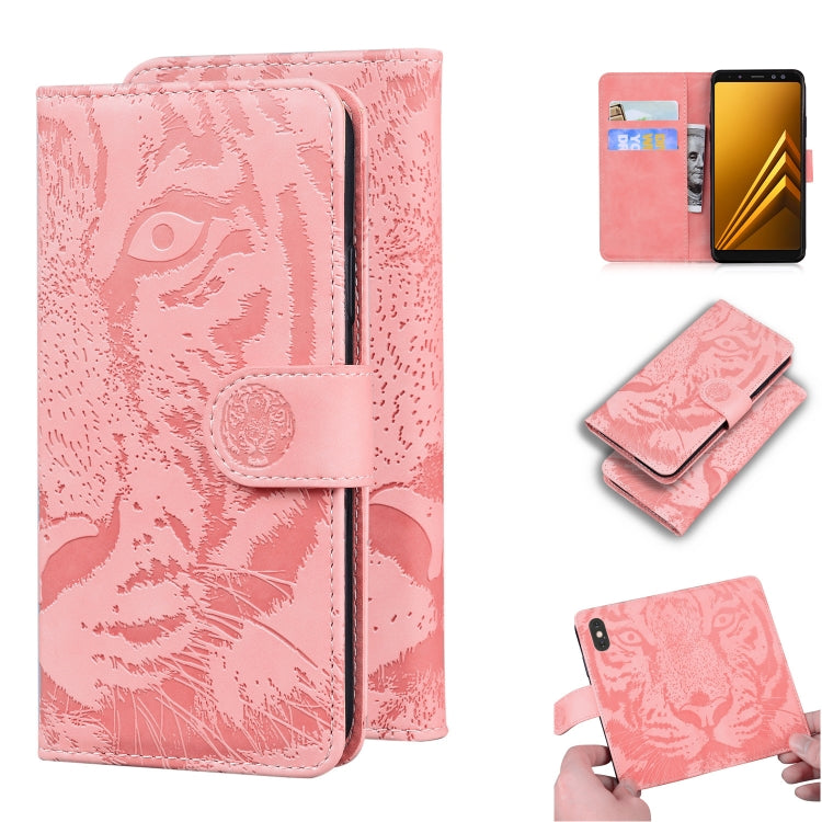 Tiger Embossing Pattern Horizontal Flip Leather Case with Holder & Card Slots & Wallet, For Samsung Galaxy A6+ (2018), For Samsung Galaxy A8 (2018), For Samsung Galaxy A10 / M10, For Samsung Galaxy A10e / A20e