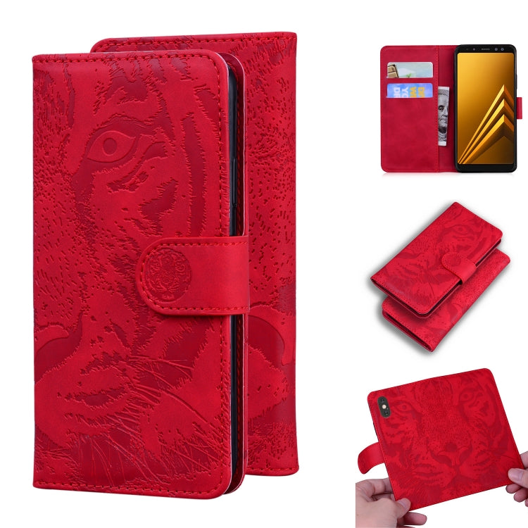Tiger Embossing Pattern Horizontal Flip Leather Case with Holder & Card Slots & Wallet, For Samsung Galaxy A6+ (2018), For Samsung Galaxy A8 (2018), For Samsung Galaxy A10 / M10, For Samsung Galaxy A10e / A20e