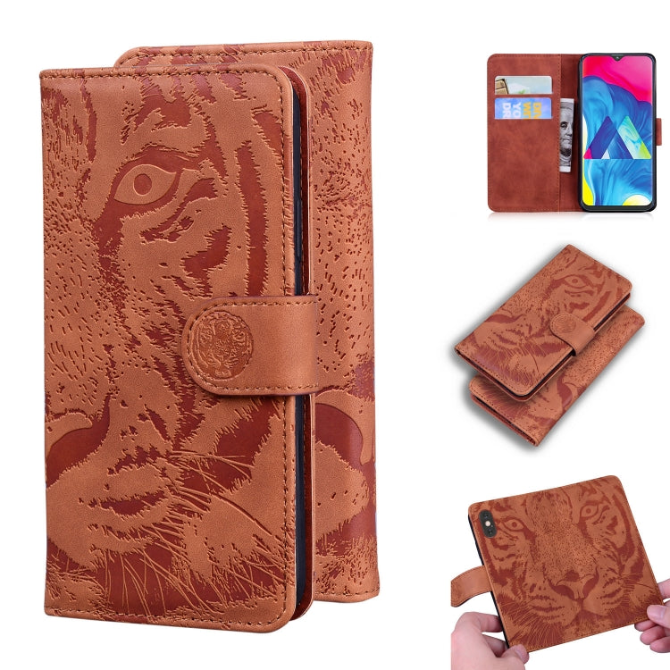 Tiger Embossing Pattern Horizontal Flip Leather Case with Holder & Card Slots & Wallet, For Samsung Galaxy A6+ (2018), For Samsung Galaxy A8 (2018), For Samsung Galaxy A10 / M10, For Samsung Galaxy A10e / A20e