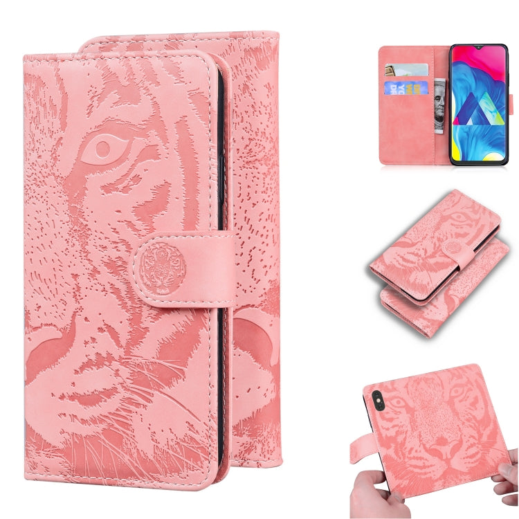 Tiger Embossing Pattern Horizontal Flip Leather Case with Holder & Card Slots & Wallet, For Samsung Galaxy A6+ (2018), For Samsung Galaxy A8 (2018), For Samsung Galaxy A10 / M10, For Samsung Galaxy A10e / A20e