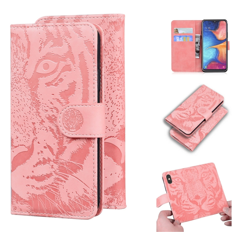 Tiger Embossing Pattern Horizontal Flip Leather Case with Holder & Card Slots & Wallet, For Samsung Galaxy A6+ (2018), For Samsung Galaxy A8 (2018), For Samsung Galaxy A10 / M10, For Samsung Galaxy A10e / A20e