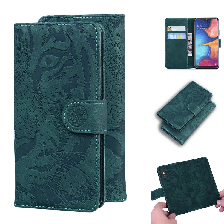 Tiger Embossing Pattern Horizontal Flip Leather Case with Holder & Card Slots & Wallet, For Samsung Galaxy A6+ (2018), For Samsung Galaxy A8 (2018), For Samsung Galaxy A10 / M10, For Samsung Galaxy A10e / A20e