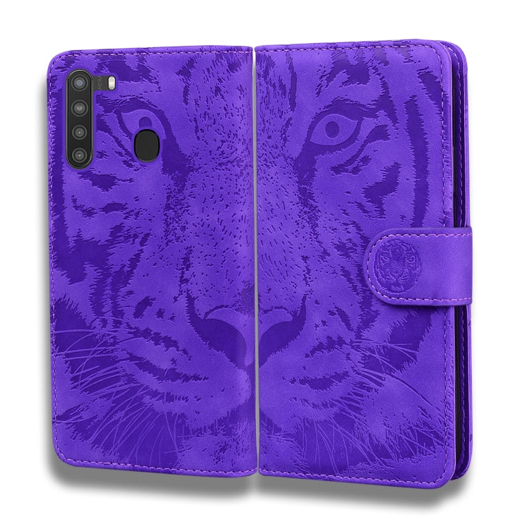 Tiger Embossing Pattern Horizontal Flip Leather Case with Holder & Card Slots & Wallet, For Samsung Galaxy A21, For Samsung Galaxy A40, For Samsung Galaxy A50 / A30s, For Samsung Galaxy A51 4G