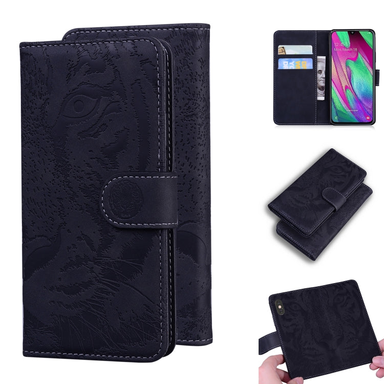 Tiger Embossing Pattern Horizontal Flip Leather Case with Holder & Card Slots & Wallet, For Samsung Galaxy A21, For Samsung Galaxy A40, For Samsung Galaxy A50 / A30s, For Samsung Galaxy A51 4G