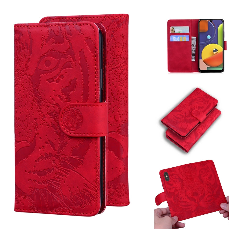 Tiger Embossing Pattern Horizontal Flip Leather Case with Holder & Card Slots & Wallet, For Samsung Galaxy A21, For Samsung Galaxy A40, For Samsung Galaxy A50 / A30s, For Samsung Galaxy A51 4G