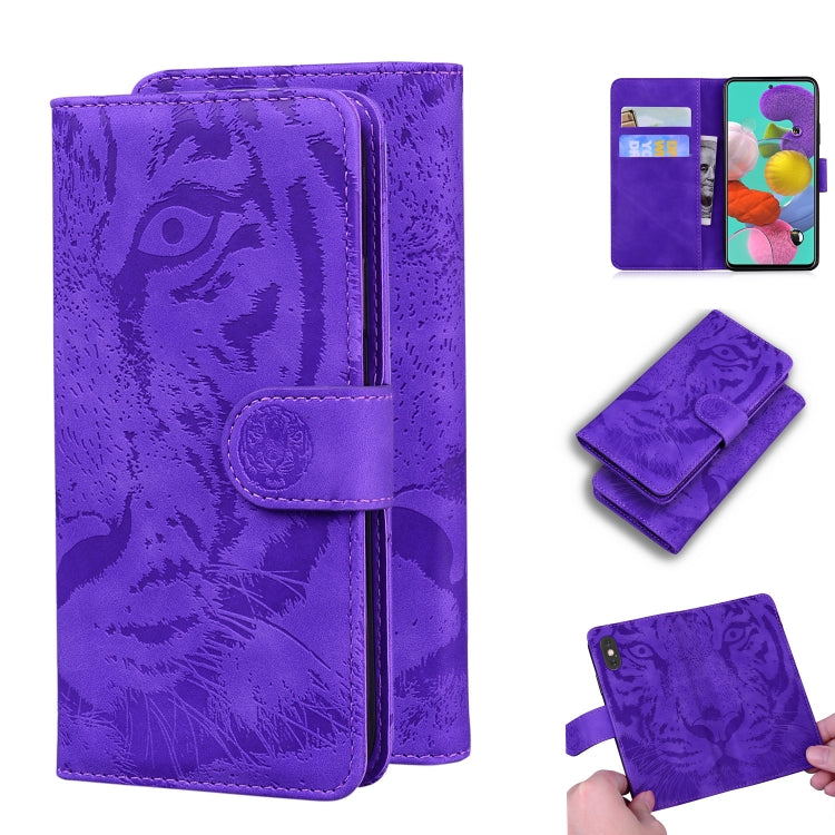 Tiger Embossing Pattern Horizontal Flip Leather Case with Holder & Card Slots & Wallet, For Samsung Galaxy A21, For Samsung Galaxy A40, For Samsung Galaxy A50 / A30s, For Samsung Galaxy A51 4G