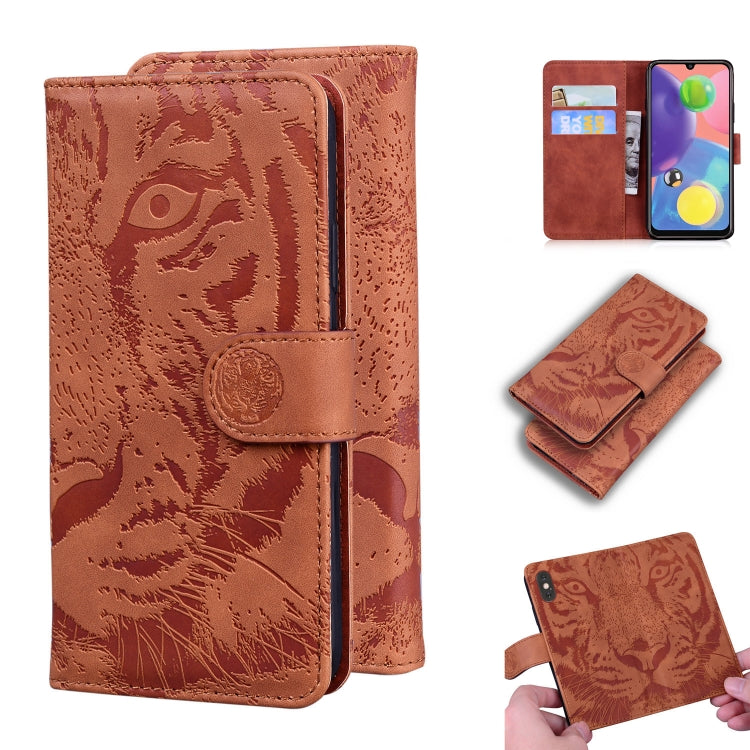 Tiger Embossing Pattern Horizontal Flip Leather Case with Holder & Card Slots & Wallet, For Samsung Galaxy A70 / A70s, For Samsung Galaxy A71 4G, For Samsung Galaxy A11 (EU Version), For Samsung Galaxy A21s
