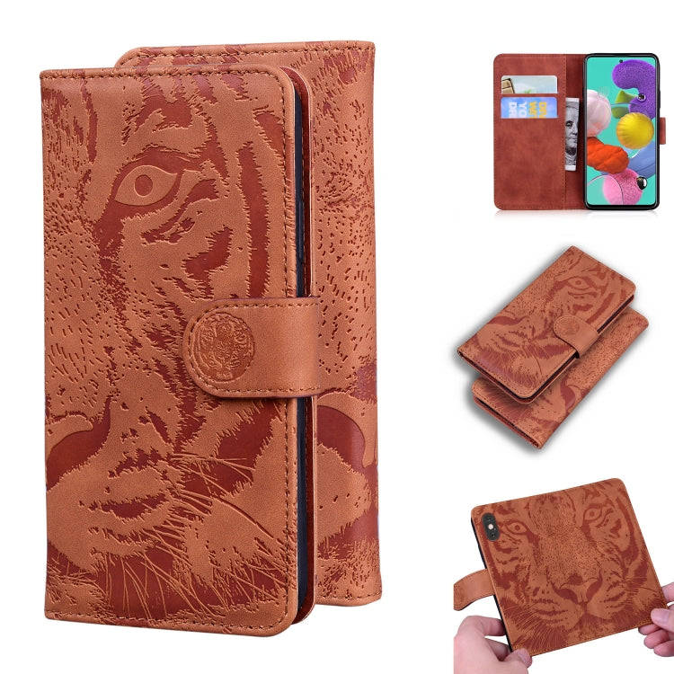 Tiger Embossing Pattern Horizontal Flip Leather Case with Holder & Card Slots & Wallet, For Samsung Galaxy A70 / A70s, For Samsung Galaxy A71 4G, For Samsung Galaxy A11 (EU Version), For Samsung Galaxy A21s