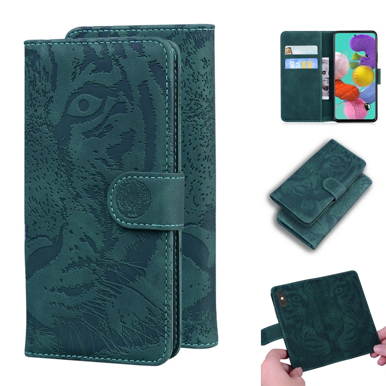 Tiger Embossing Pattern Horizontal Flip Leather Case with Holder & Card Slots & Wallet, For Samsung Galaxy A70 / A70s, For Samsung Galaxy A71 4G, For Samsung Galaxy A11 (EU Version), For Samsung Galaxy A21s
