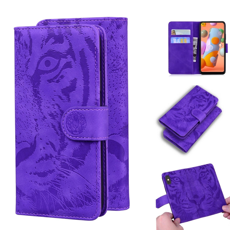 Tiger Embossing Pattern Horizontal Flip Leather Case with Holder & Card Slots & Wallet, For Samsung Galaxy A70 / A70s, For Samsung Galaxy A71 4G, For Samsung Galaxy A11 (EU Version), For Samsung Galaxy A21s