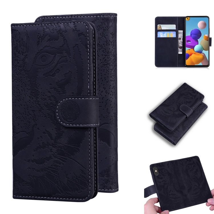 Tiger Embossing Pattern Horizontal Flip Leather Case with Holder & Card Slots & Wallet, For Samsung Galaxy A70 / A70s, For Samsung Galaxy A71 4G, For Samsung Galaxy A11 (EU Version), For Samsung Galaxy A21s