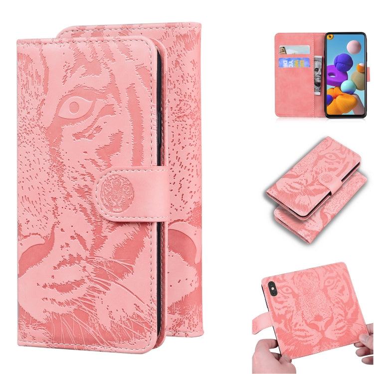 Tiger Embossing Pattern Horizontal Flip Leather Case with Holder & Card Slots & Wallet, For Samsung Galaxy A70 / A70s, For Samsung Galaxy A71 4G, For Samsung Galaxy A11 (EU Version), For Samsung Galaxy A21s