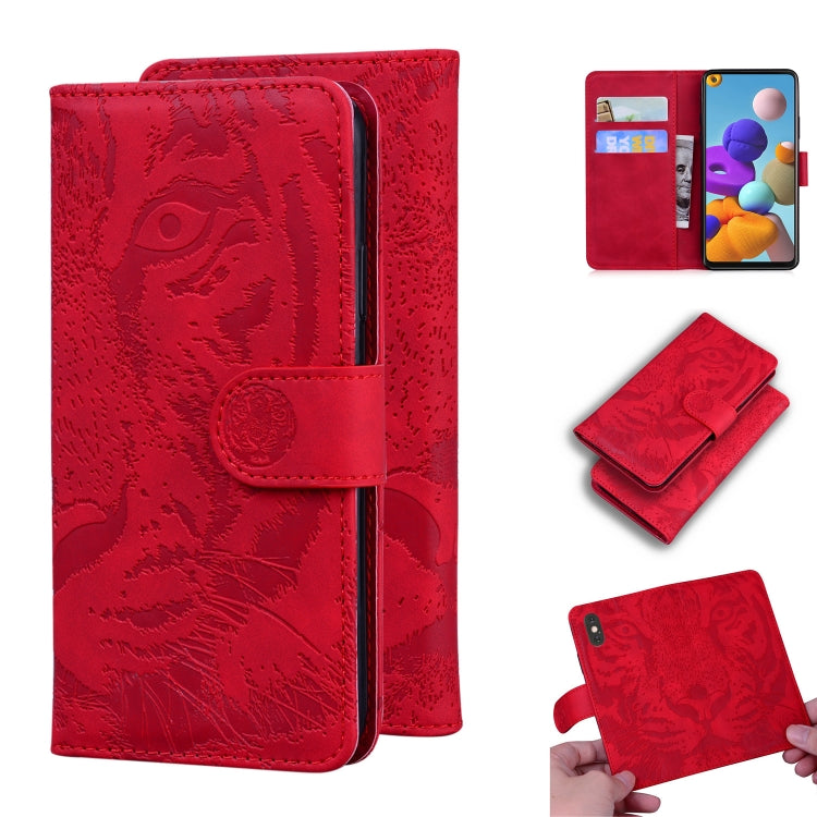 Tiger Embossing Pattern Horizontal Flip Leather Case with Holder & Card Slots & Wallet, For Samsung Galaxy A70 / A70s, For Samsung Galaxy A71 4G, For Samsung Galaxy A11 (EU Version), For Samsung Galaxy A21s