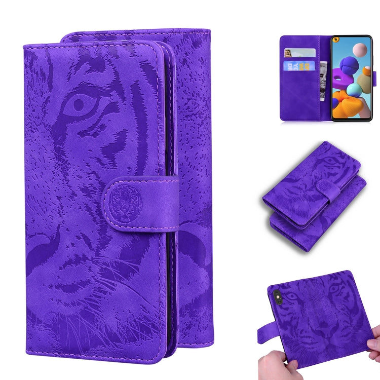 Tiger Embossing Pattern Horizontal Flip Leather Case with Holder & Card Slots & Wallet, For Samsung Galaxy A70 / A70s, For Samsung Galaxy A71 4G, For Samsung Galaxy A11 (EU Version), For Samsung Galaxy A21s