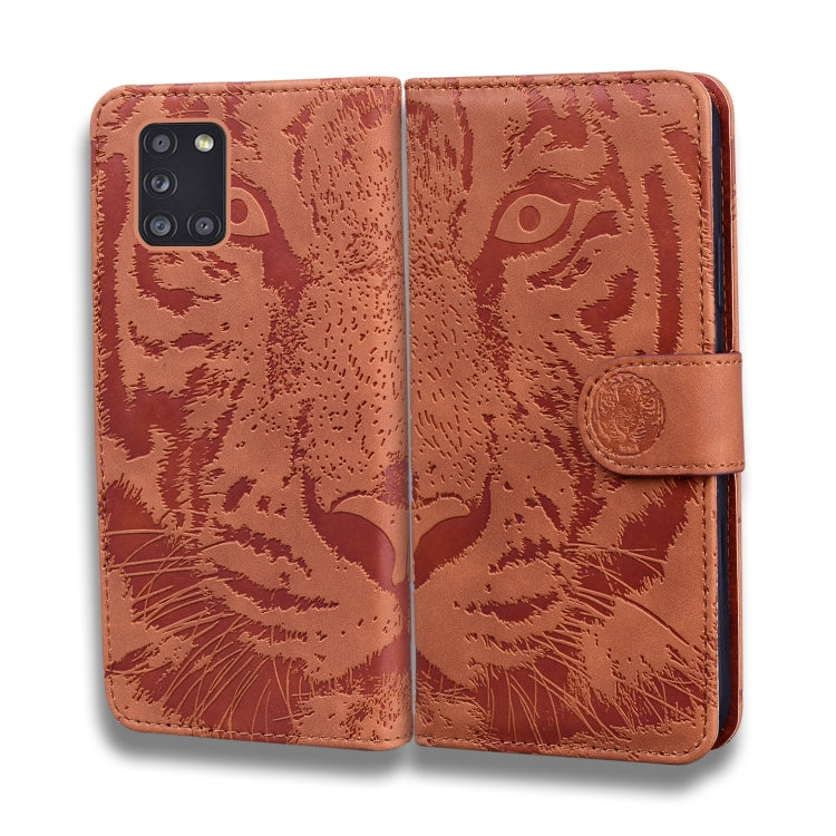 Tiger Embossing Pattern Horizontal Flip Leather Case with Holder & Card Slots & Wallet, For Samsung Galaxy A31, For Samsung Galaxy A51 5G, For Samsung Galaxy A71 5G