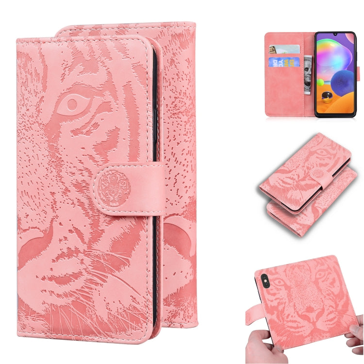 Tiger Embossing Pattern Horizontal Flip Leather Case with Holder & Card Slots & Wallet, For Samsung Galaxy A31, For Samsung Galaxy A51 5G, For Samsung Galaxy A71 5G
