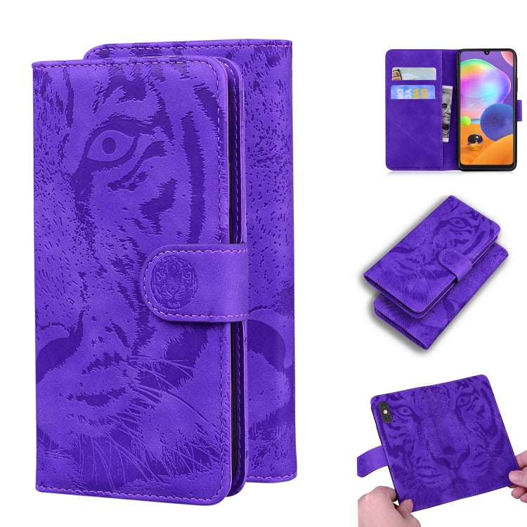 Tiger Embossing Pattern Horizontal Flip Leather Case with Holder & Card Slots & Wallet, For Samsung Galaxy A31, For Samsung Galaxy A51 5G, For Samsung Galaxy A71 5G
