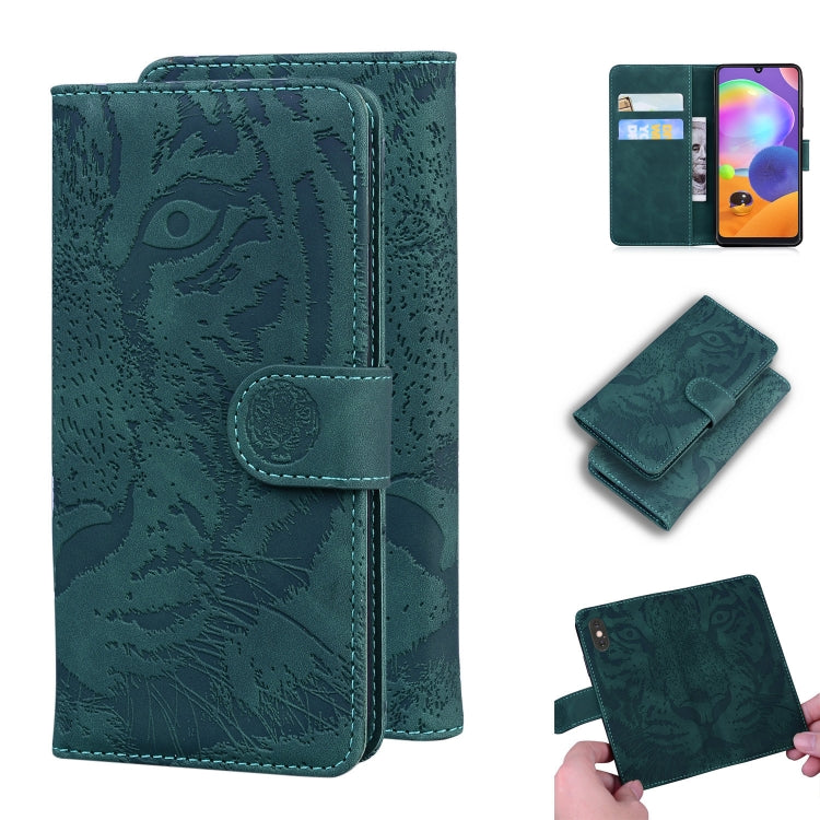 Tiger Embossing Pattern Horizontal Flip Leather Case with Holder & Card Slots & Wallet, For Samsung Galaxy A31, For Samsung Galaxy A51 5G, For Samsung Galaxy A71 5G