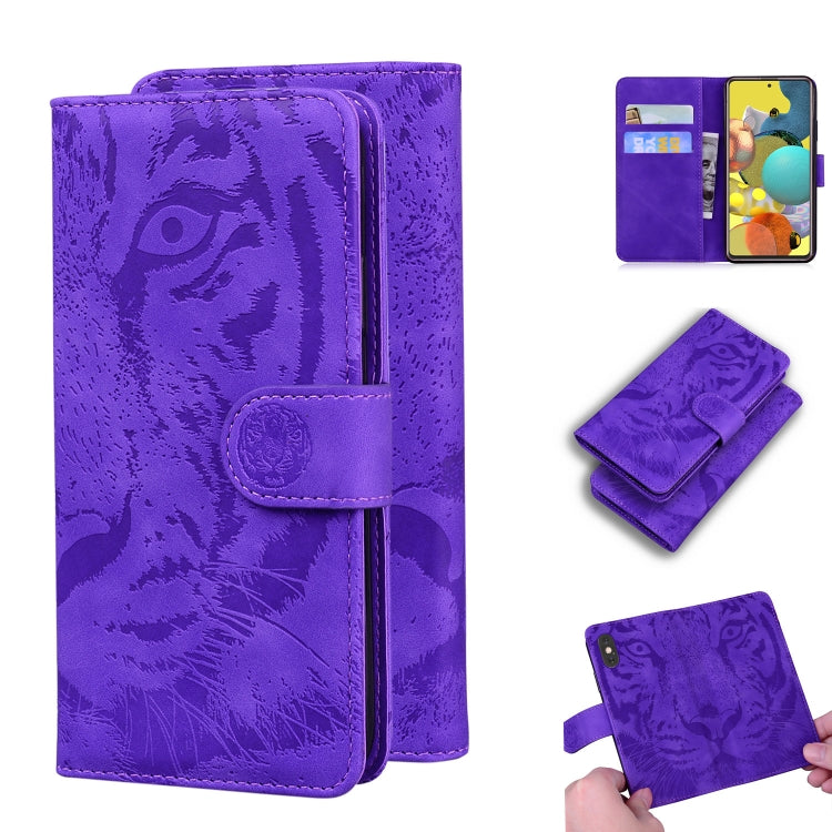 Tiger Embossing Pattern Horizontal Flip Leather Case with Holder & Card Slots & Wallet, For Samsung Galaxy A31, For Samsung Galaxy A51 5G, For Samsung Galaxy A71 5G