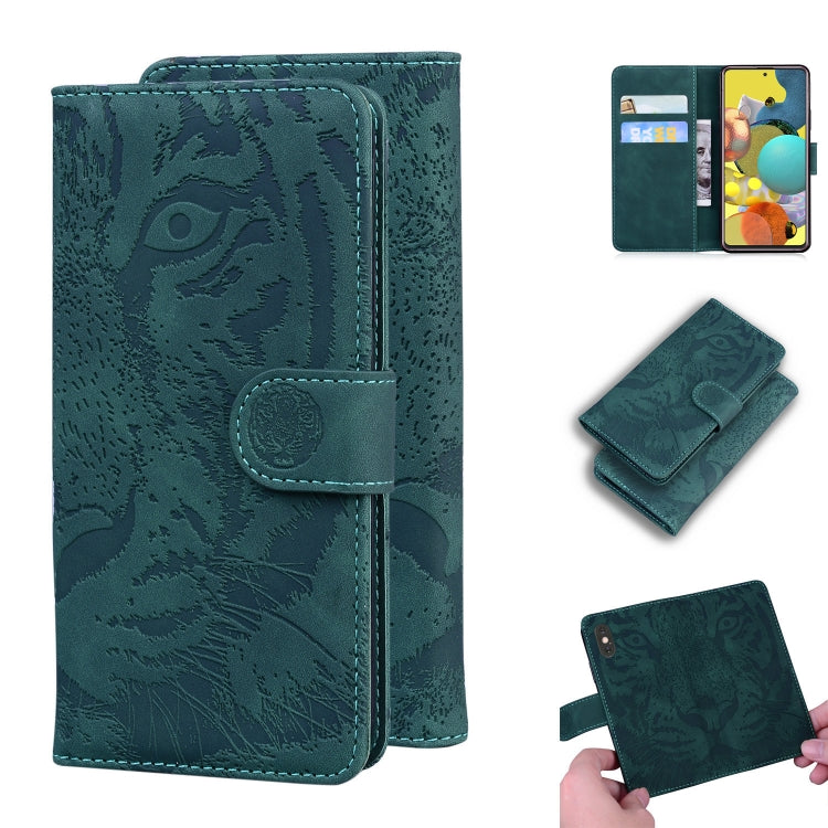 Tiger Embossing Pattern Horizontal Flip Leather Case with Holder & Card Slots & Wallet, For Samsung Galaxy A31, For Samsung Galaxy A51 5G, For Samsung Galaxy A71 5G