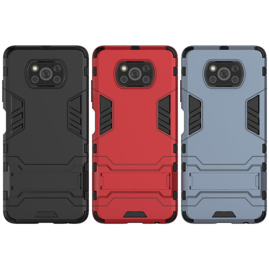 Drop-tested PC TPU hybrid case for Poco X3 NFC offering military-grade shock absorption