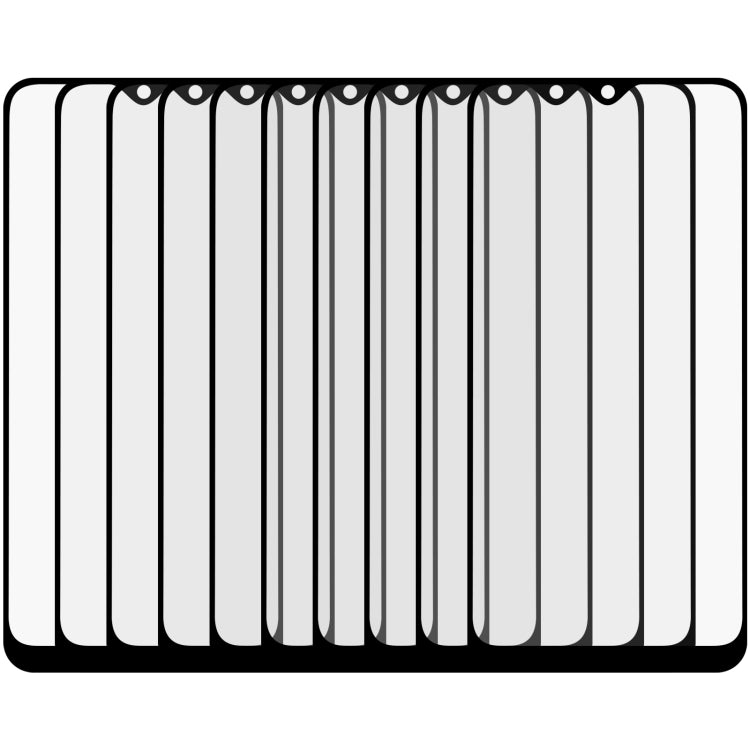 25 PCS Full Glue Full Screen Tempered Glass Film