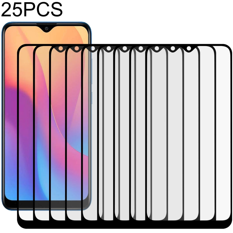 25 PCS Full Glue Full Screen Tempered Glass Film