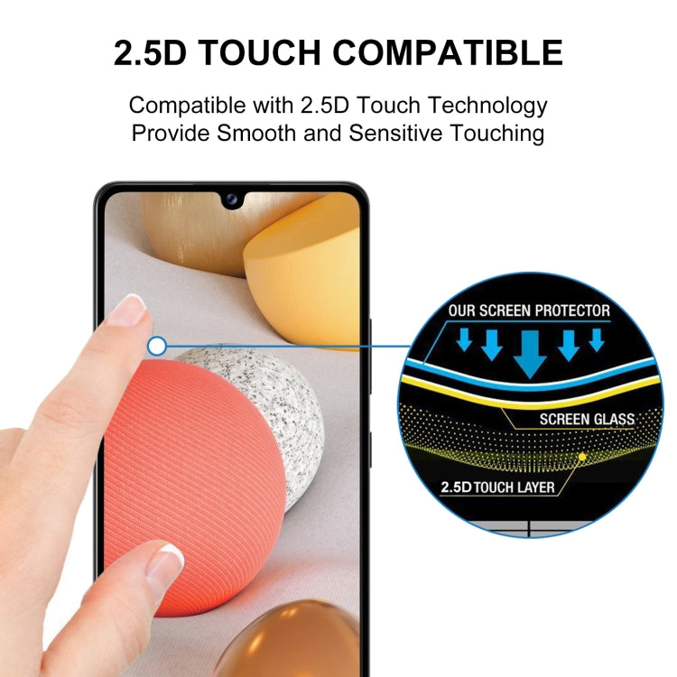 Lot de 25 films en verre trempé plein écran, pour Samsung Galaxy A42 5G (25 pièces), Samsung Galaxy M01 Core (25 pièces), Samsung Galaxy A71 5G UW (25 pièces), Samsung Galaxy S20 FE 5G (25 pièces)