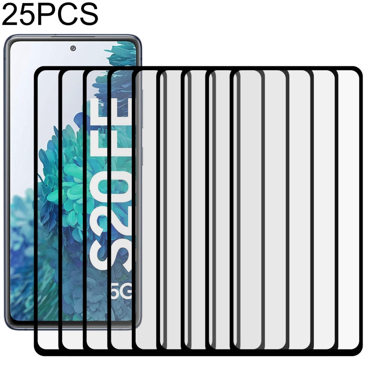 25 PCS Full Glue Full Screen Tempered Glass Film, For Samsung Galaxy A42 5G ( 25pcs), For Samsung Galaxy M01 Core (25 PCS), For Samsung Galaxy A71 5G UW (25 PCS), For Samsung Galaxy S20 FE 5G (25 PCS)
