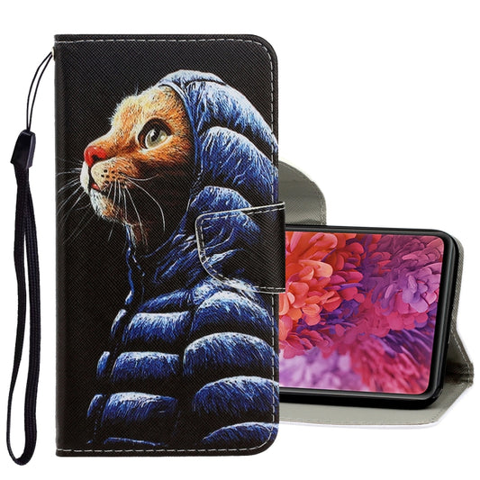 Galaxy S20 FE 5G leather flip case with 3D colored drawing design and card slot holder