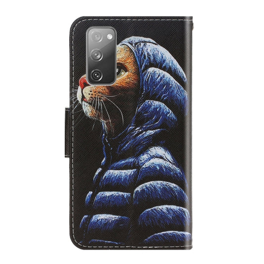 3D artistic drawing pattern on protective Galaxy S20 Lite leather case with stand function