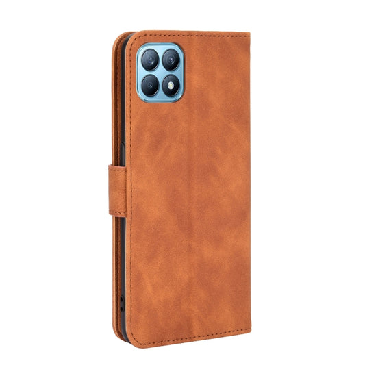 Galaxy M51 leather case opened showing interior card slots and money pocket