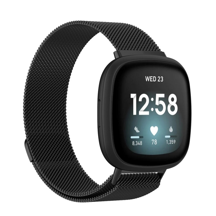 For Fitbit Versa 3 / Fitbit Magnetic Milano Replacement Strap, Large Size, Small Code