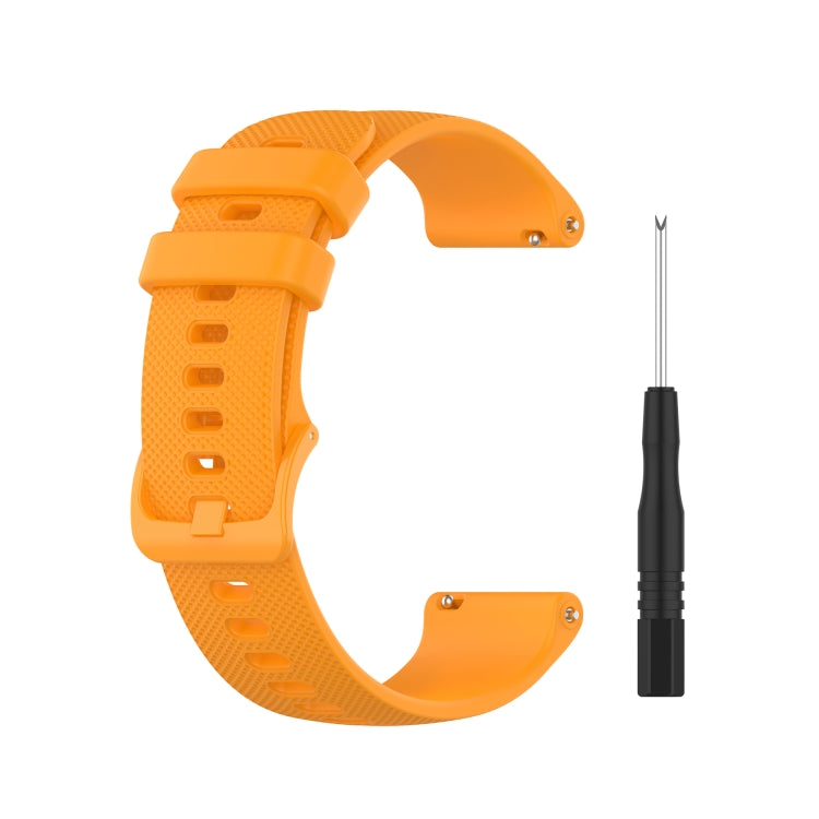 Quick Release Small Grid Texture Strap with Utility Knife, Size: Free Size 22mm, For Garmin Forerunner 745