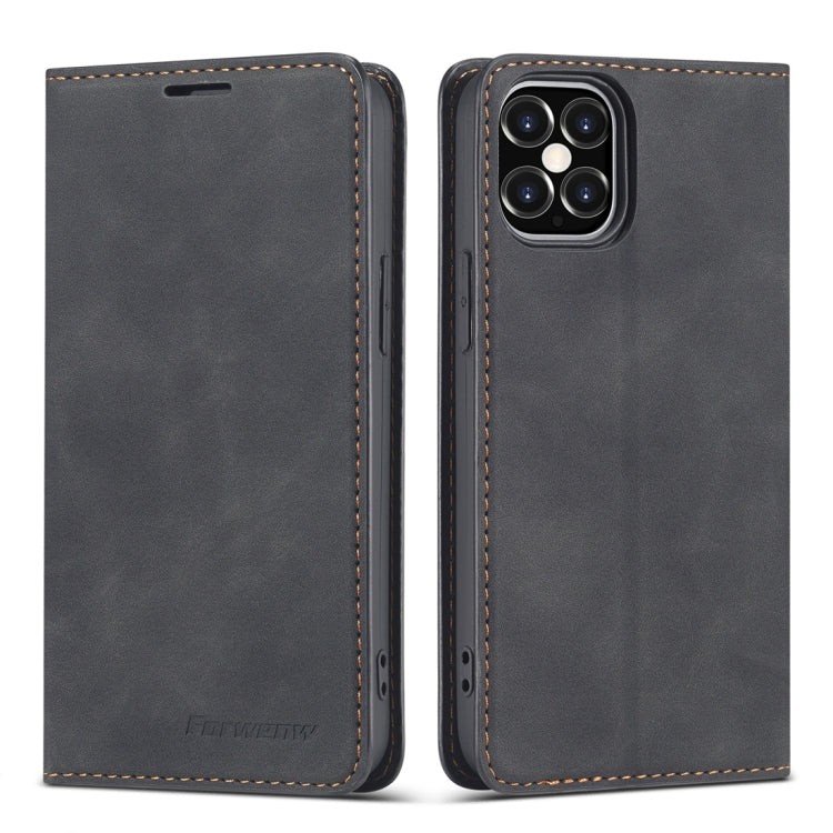 Forwenw Dream Series Magnetic Oil Edge Horizontal Flip Leather Case with Holder & Card Slot & Photo Frame & Wallet