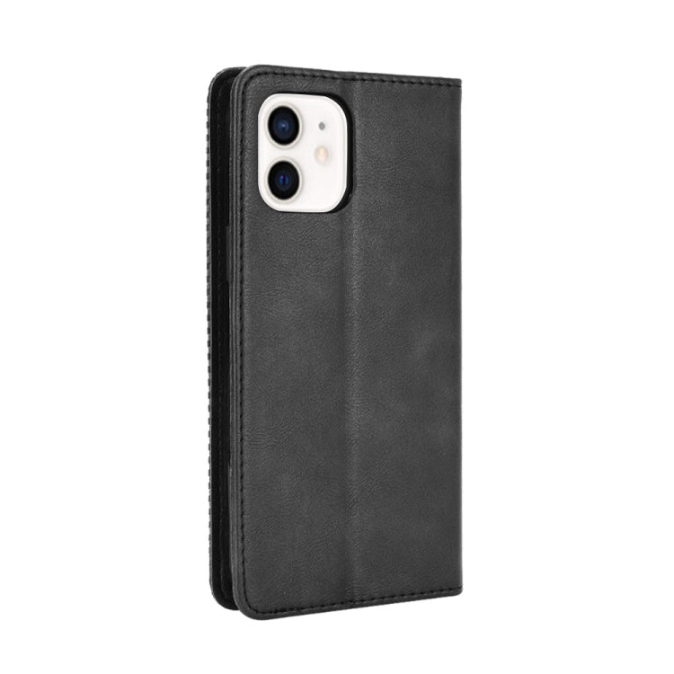 Magnetic Buckle Retro Pattern Horizontal Flip Leather Case with Holder & Card Slot & Wallet, For iPhone 12 mini, For iPhone 12 / 12 Pro, For iPhone 12 Pro Max