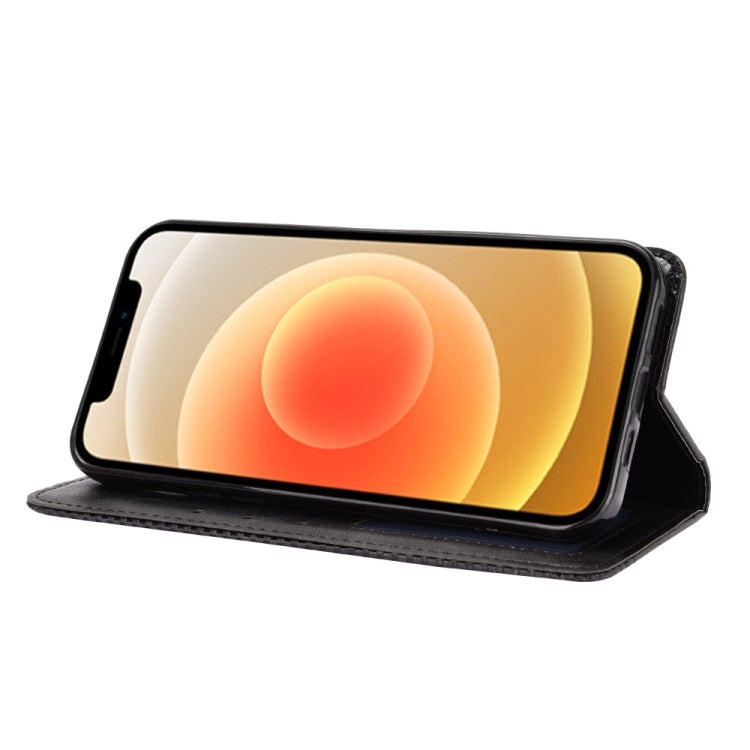 Magnetic Buckle Retro Pattern Horizontal Flip Leather Case with Holder & Card Slot & Wallet, For iPhone 12 mini, For iPhone 12 / 12 Pro, For iPhone 12 Pro Max