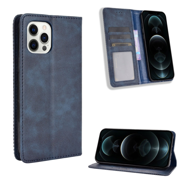 Magnetic Buckle Retro Pattern Horizontal Flip Leather Case with Holder & Card Slot & Wallet, For iPhone 12 mini, For iPhone 12 / 12 Pro, For iPhone 12 Pro Max