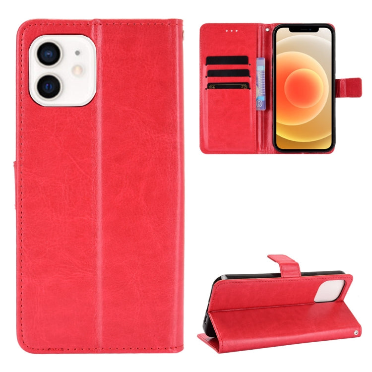Crazy Horse Texture Horizontal Flip Leather Case with Holder & Card Slots & Wallet & Lanyard, For iPhone 12 mini, For iPhone 12 / 12 Pro, For iPhone 12 Pro Max