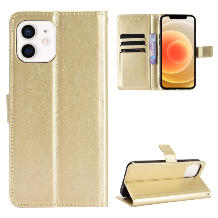 Crazy Horse Texture Horizontal Flip Leather Case with Holder & Card Slots & Wallet & Lanyard, For iPhone 12 mini, For iPhone 12 / 12 Pro, For iPhone 12 Pro Max
