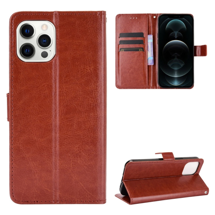 Crazy Horse Texture Horizontal Flip Leather Case with Holder & Card Slots & Wallet & Lanyard, For iPhone 12 mini, For iPhone 12 / 12 Pro, For iPhone 12 Pro Max