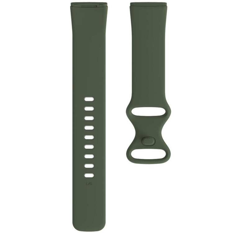 For Fitbit Versa 3 / Sense Silicone Replacement Strap Watchband, Size: L